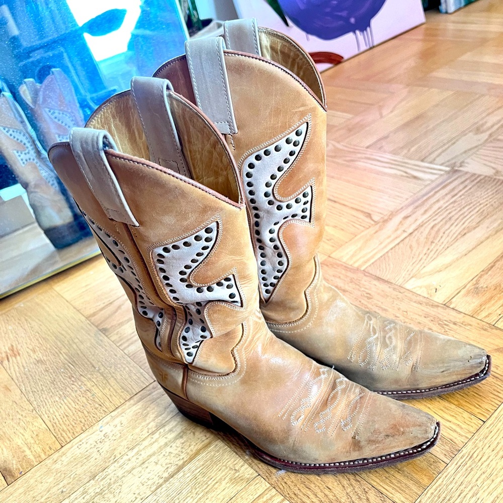 Frye western boots 8
